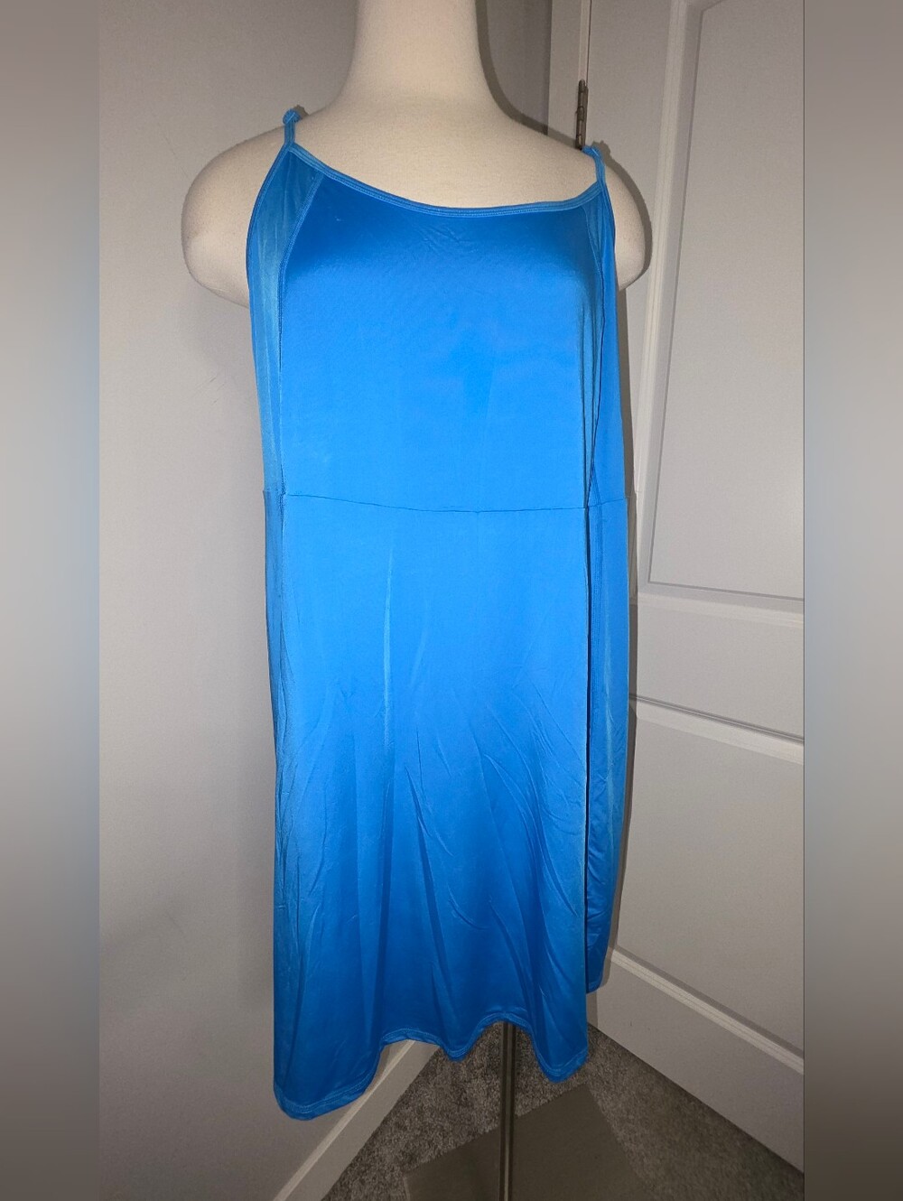torrid Bright Blue Midi Slip Dress